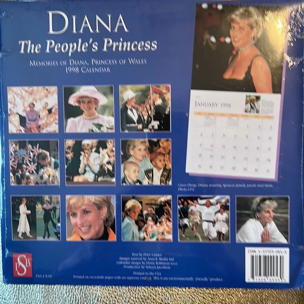 DIANA - The People’s Princess 1998 Calendar